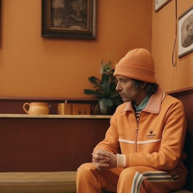 ai lookbook experiment Wes Anderson x adidas