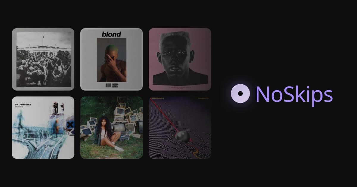noskips, Letterboxd for albums